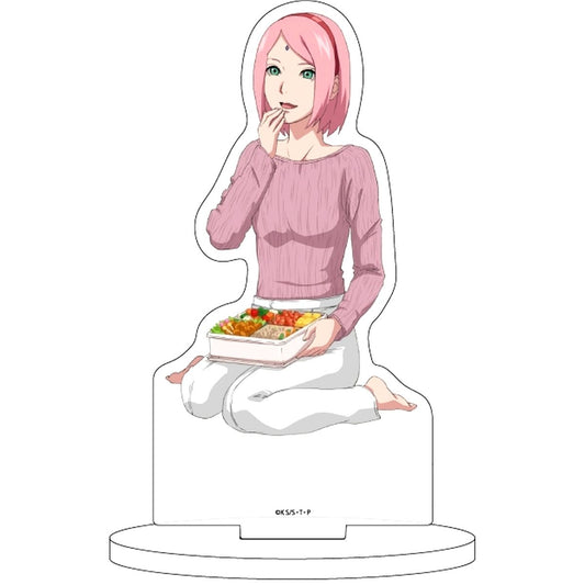 Sakura Haruno Boruto: Naruto Next Generations Acrylic Stand Picnic Ver. Illustration No.17 [USED]