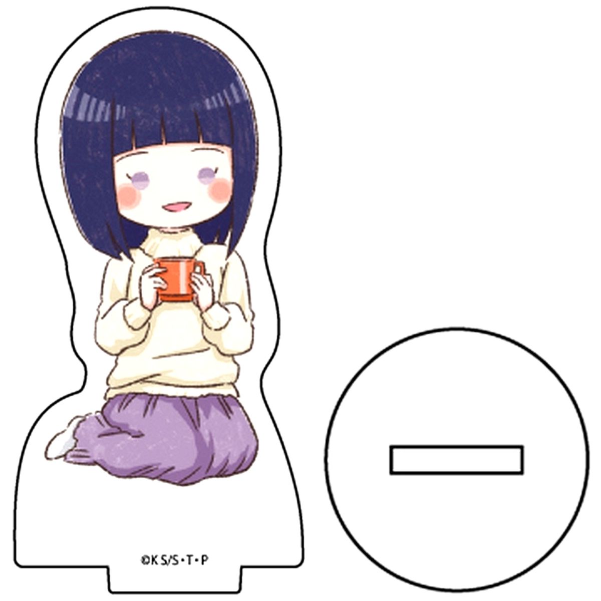 Hinata Hyuga Boruto: Naruto Next Generations Acrylic Petit Stand 04 Picnic Ver. Graph Art Illustration [USED]
