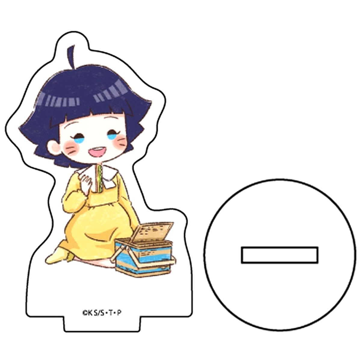 Himawari Uzumaki Boruto: Naruto Next Generations Acrylic Petit Stand 04 Picnic Ver. Graph Art Illustration [USED]
