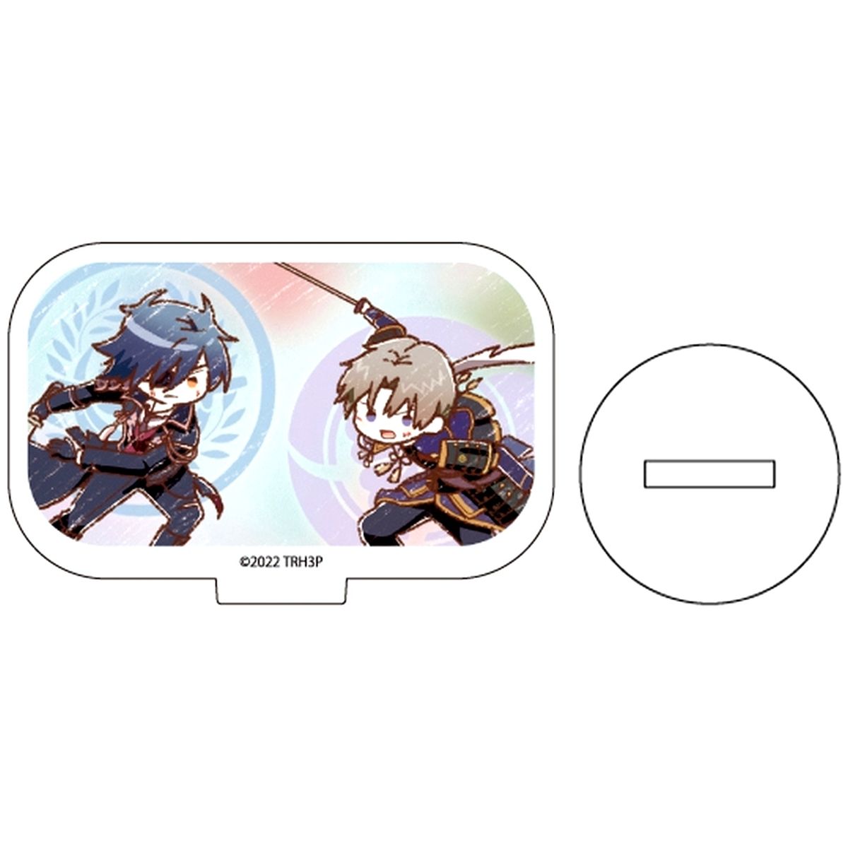 Shokudaikiri Mitsutada & Heshikiri Hasebe Toku: Touken Ranbu Hanamaru Setsugetsuka Petit Acrylic Stand 08 Graphart Illustration [USED]