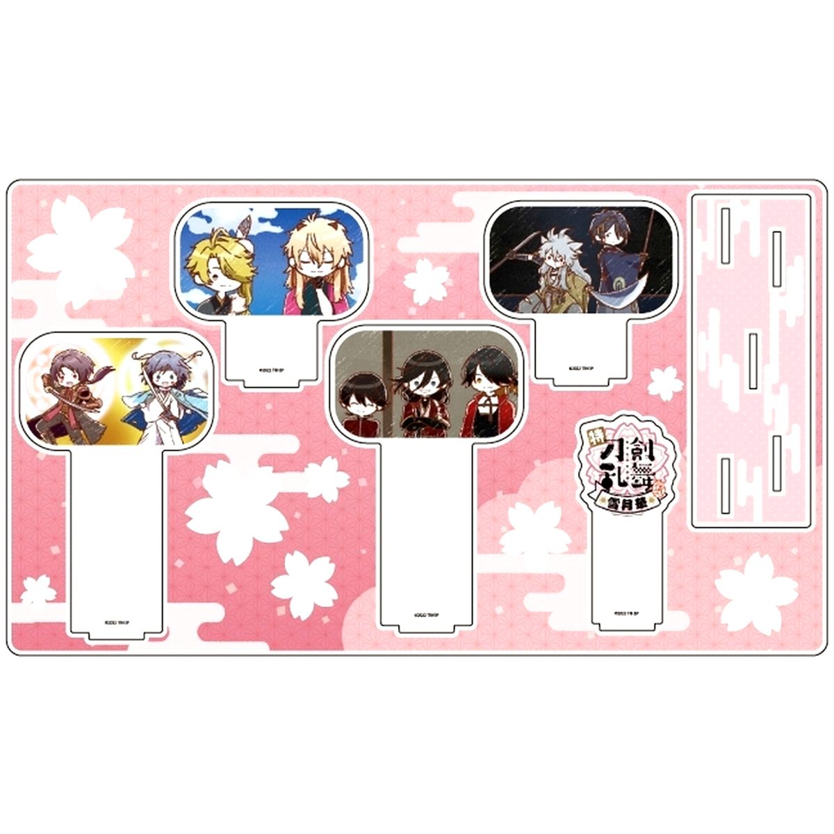 Toku: Touken Ranbu Hanamaru Setsugetsuka Premium Acrylic Diorama Plate 01 A Graph Art Illustration [USED]