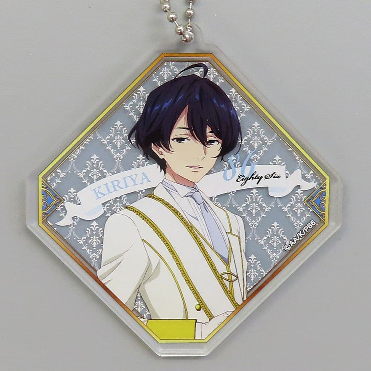 86 Kiriya Nouzen Kujicolle Vol.2 White Nouzen Acrylic Keychain Prize C-3 Keychains [USED]