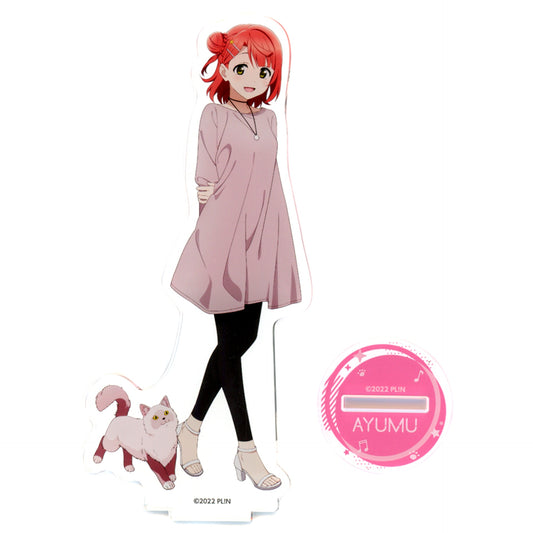 Ayumu Uehara Acrylic Stand Love Live! Nijigasaki High School Idol Club x Karaoke Manekineko [USED]