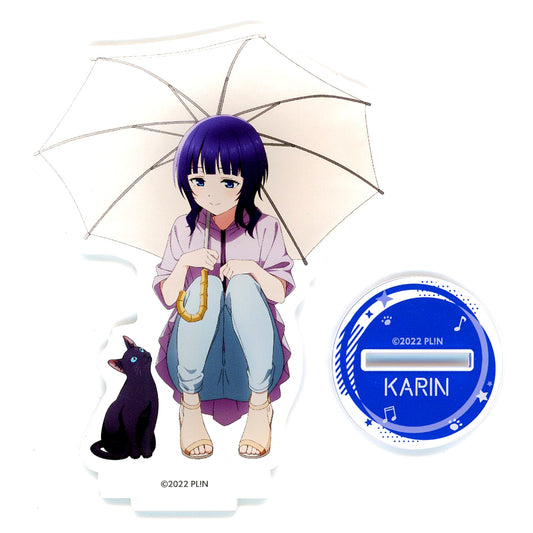 Karin Asaka Acrylic Stand Love Live! Nijigasaki High School Idol Club x Karaoke Manekineko [USED]