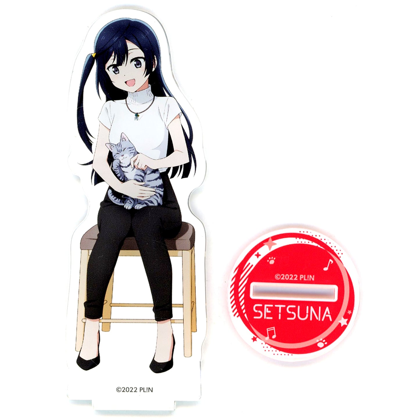 Setsuna Yuki Acrylic Stand Love Live! Nijigasaki High School Idol Club x Karaoke Manekineko [USED]