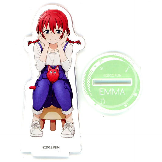Emma Verde Acrylic Stand Love Live! Nijigasaki High School Idol Club x Karaoke Manekineko [USED]