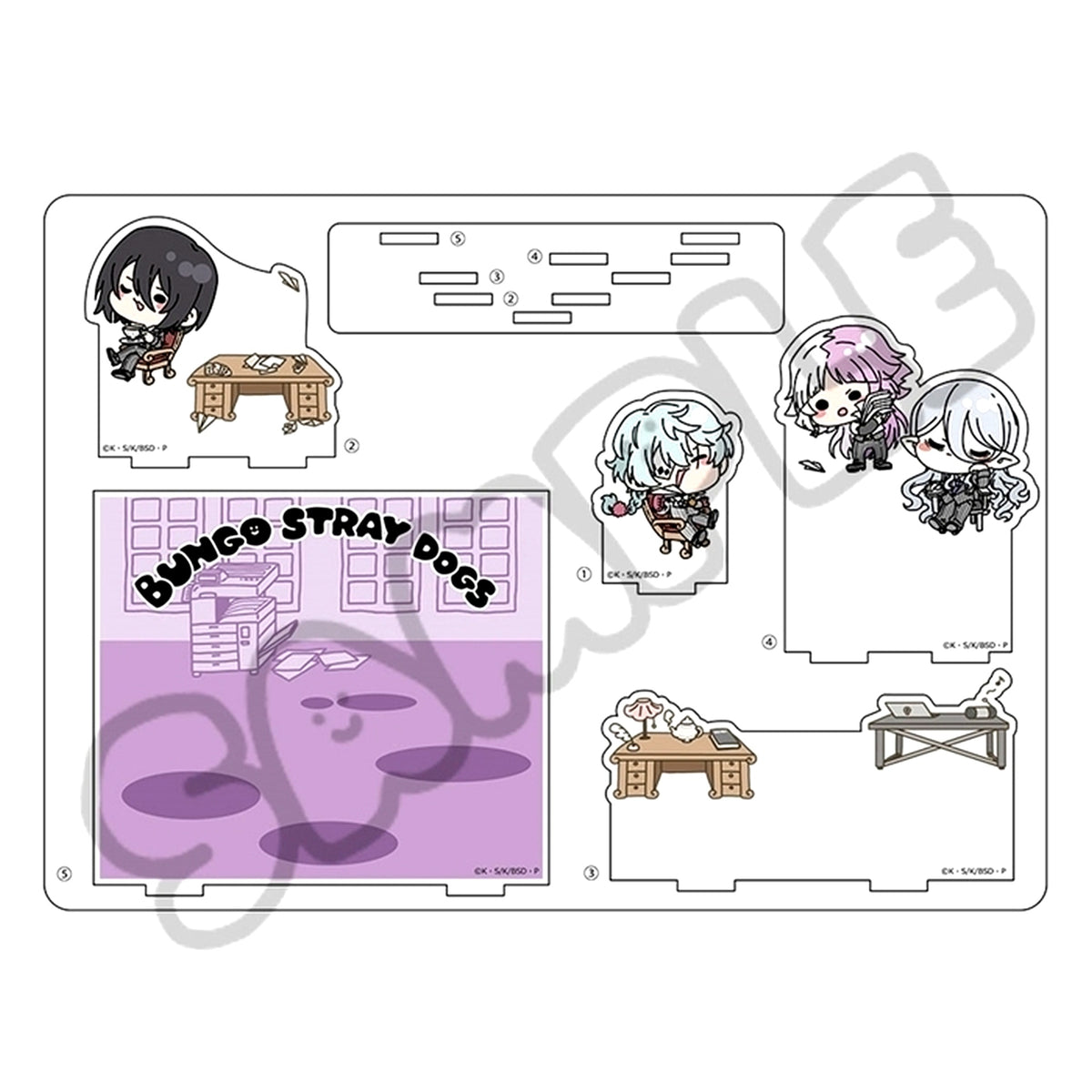Mocho-NC Group 3 4th BIG Acrylic Stand Bungo Stray Dogs [USED]