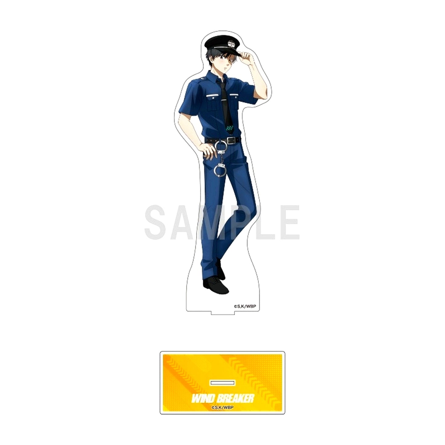 Haruka Sakura Police Ver. WIND BREAKER BIG Acrylic Stand [USED]