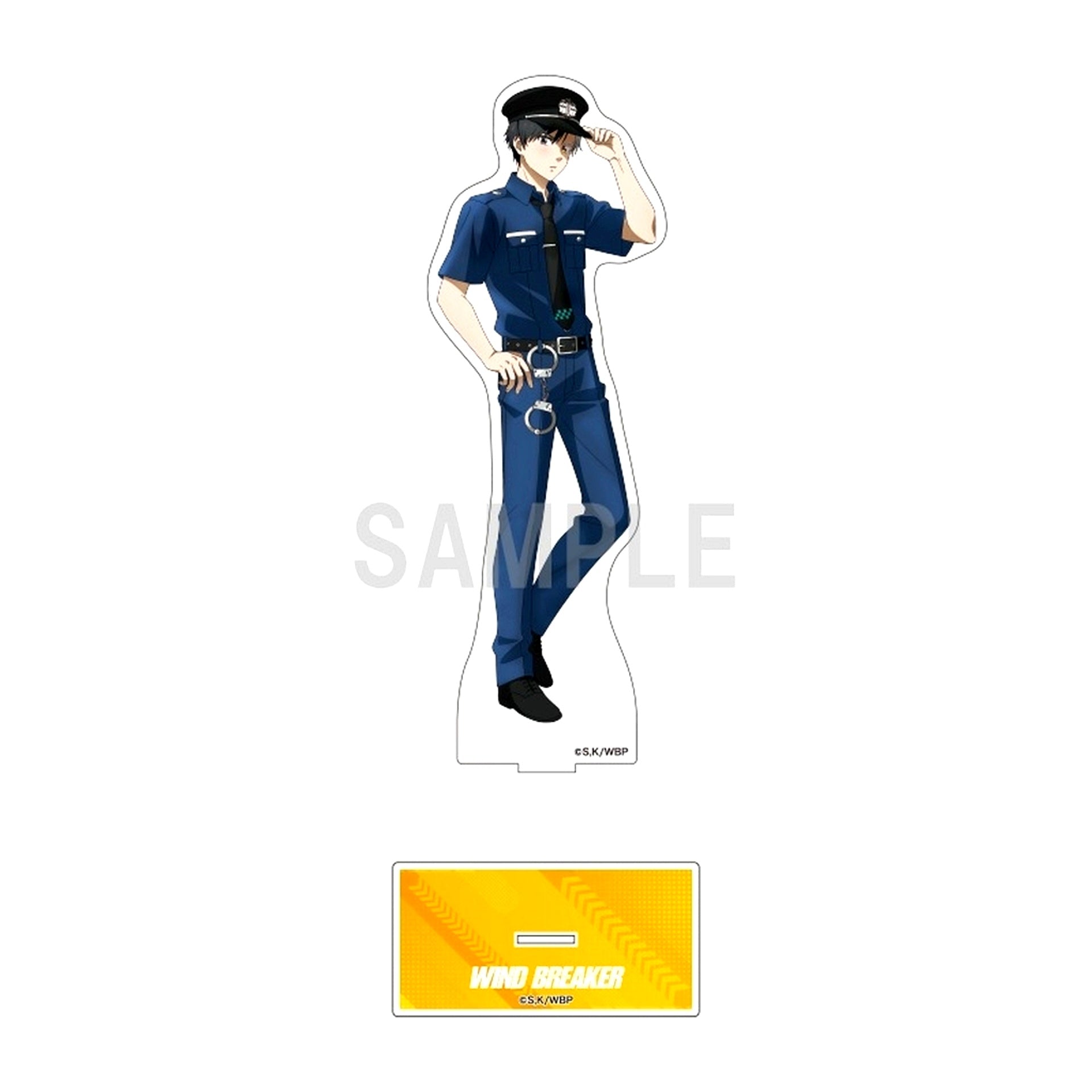 Haruka Sakura Police Ver. WIND BREAKER BIG Acrylic Stand [USED]