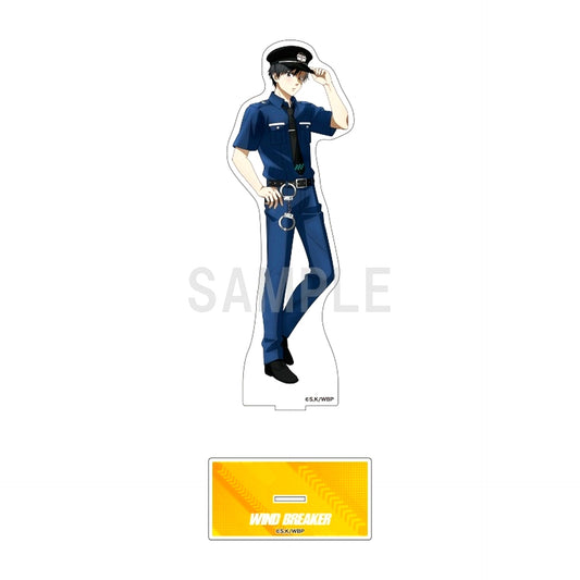 Haruka Sakura Police Ver. WIND BREAKER BIG Acrylic Stand [USED]