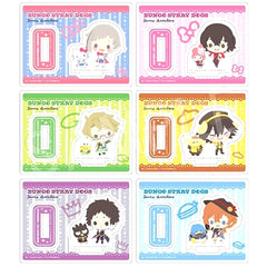 Set of 6 Bungo Stray Dogs x Sanrio Characters Trading Acrylic Stand [USED]