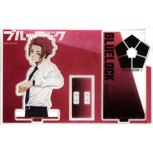 Sae Itoshi Blue Lock POP UP Exhibition TEAM EXPEDITIONS 2 at baseyard tokyo Card Design Ver. Acrylic Stand [USED]