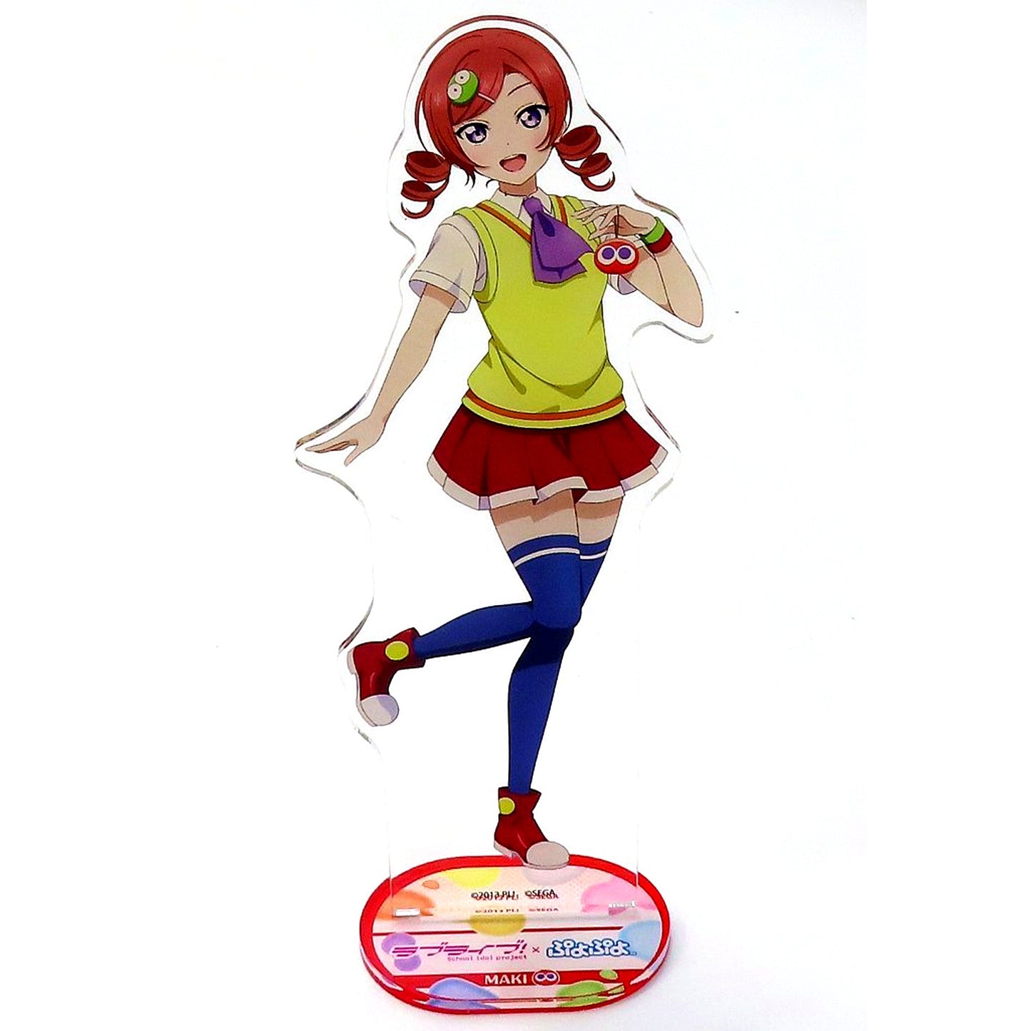 Maki Nishikino Love Live! x Puyo Puyo Deca Acrylic Stand Osaki Comic Shelter 2024 Summer Goods [USED]