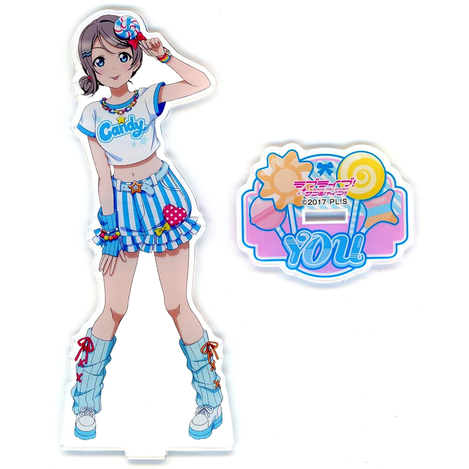 You Watanabe Love Live! Sunshine!! x Village Vanguard Acrylic Stand BIG [USED]