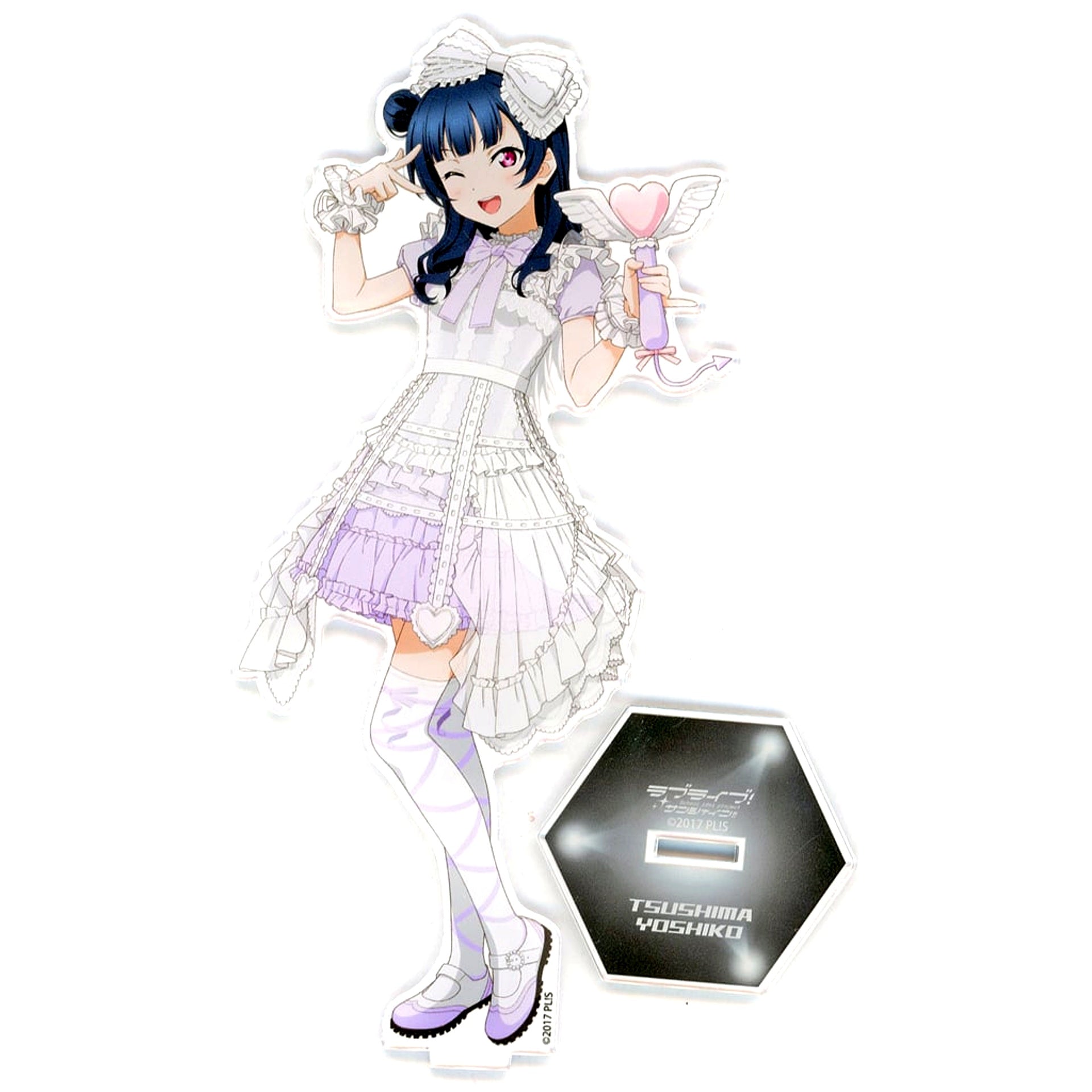 Yoshiko Tsushima Illustration Large Acrylic Stand Solo Concert Ver. Love Live! Sunshine!! POP UP SHOP 9 Solo Concerts [USED]