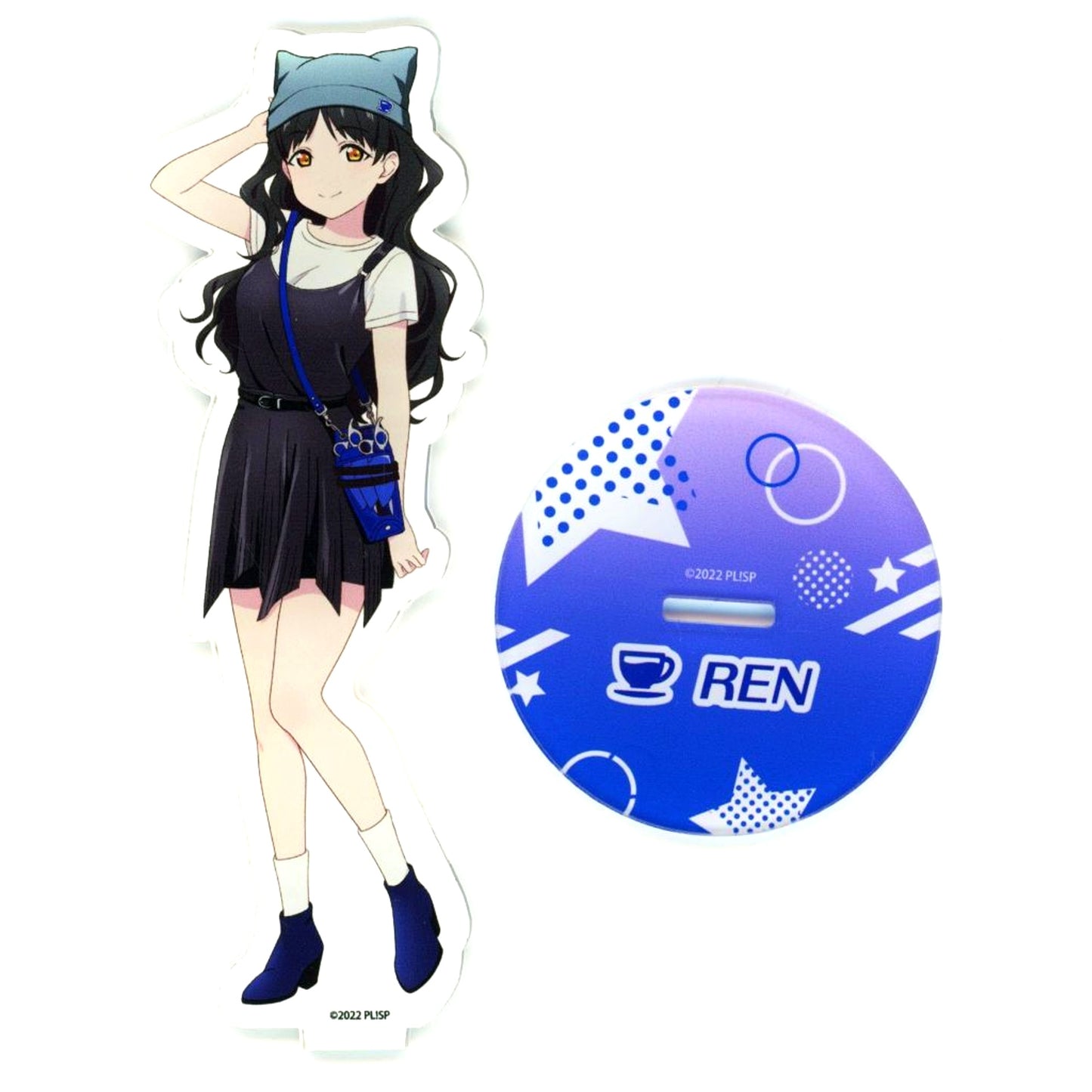 Ren Hazuki HAIRSTYLIST Ver. Acrylic Stand Love Live! Superstar!! x Hair Salon sai [USED]