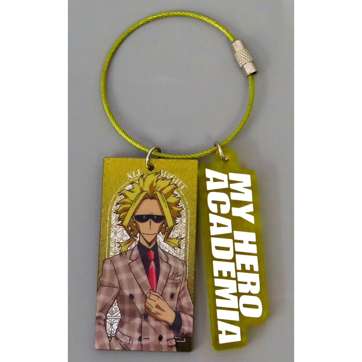 All Might My Hero Academia The Movie You're Next Acrylic Keychain Theater Goods [USED]