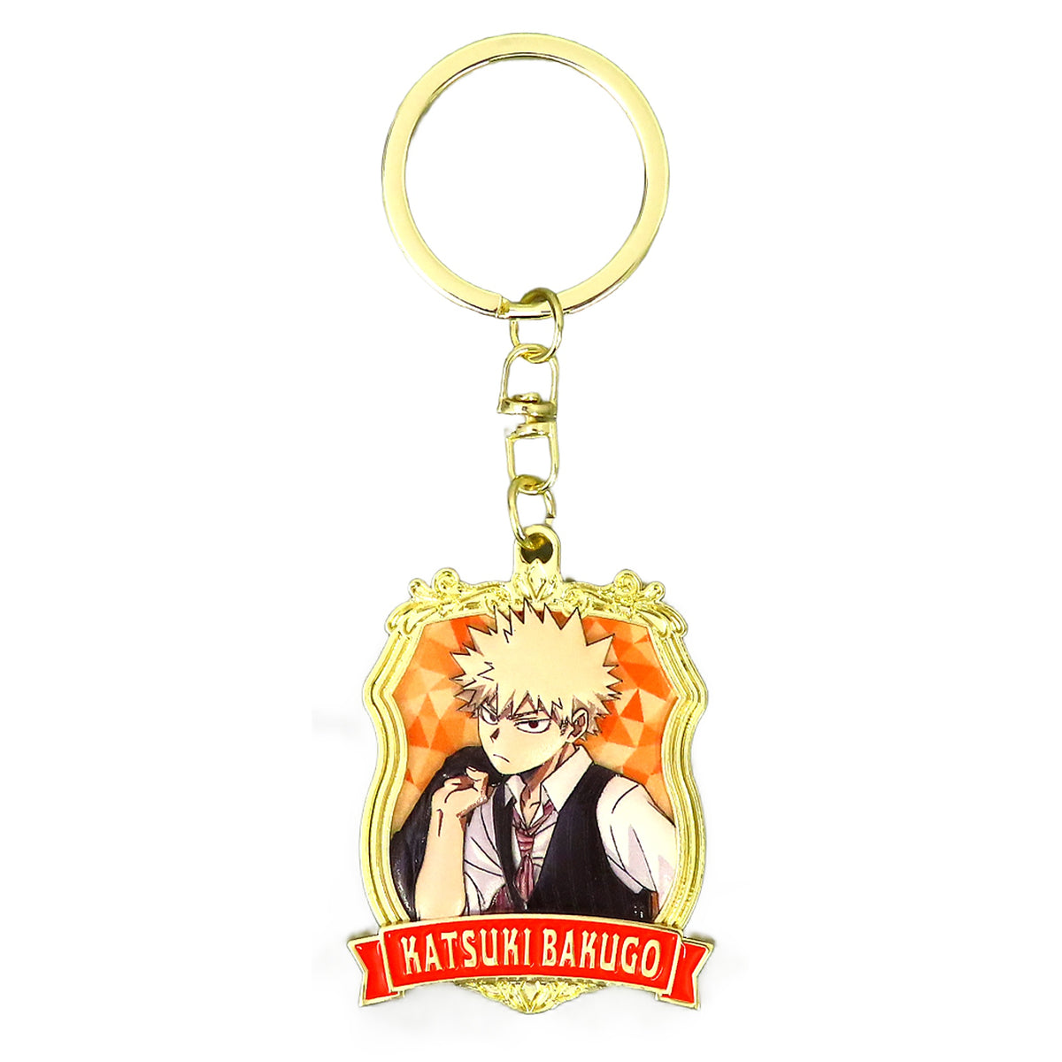 My Hero Academia THE MOVIE: You're Next Katsuki Bakugo Relief Keychain Theater Limited Keychains [USED]