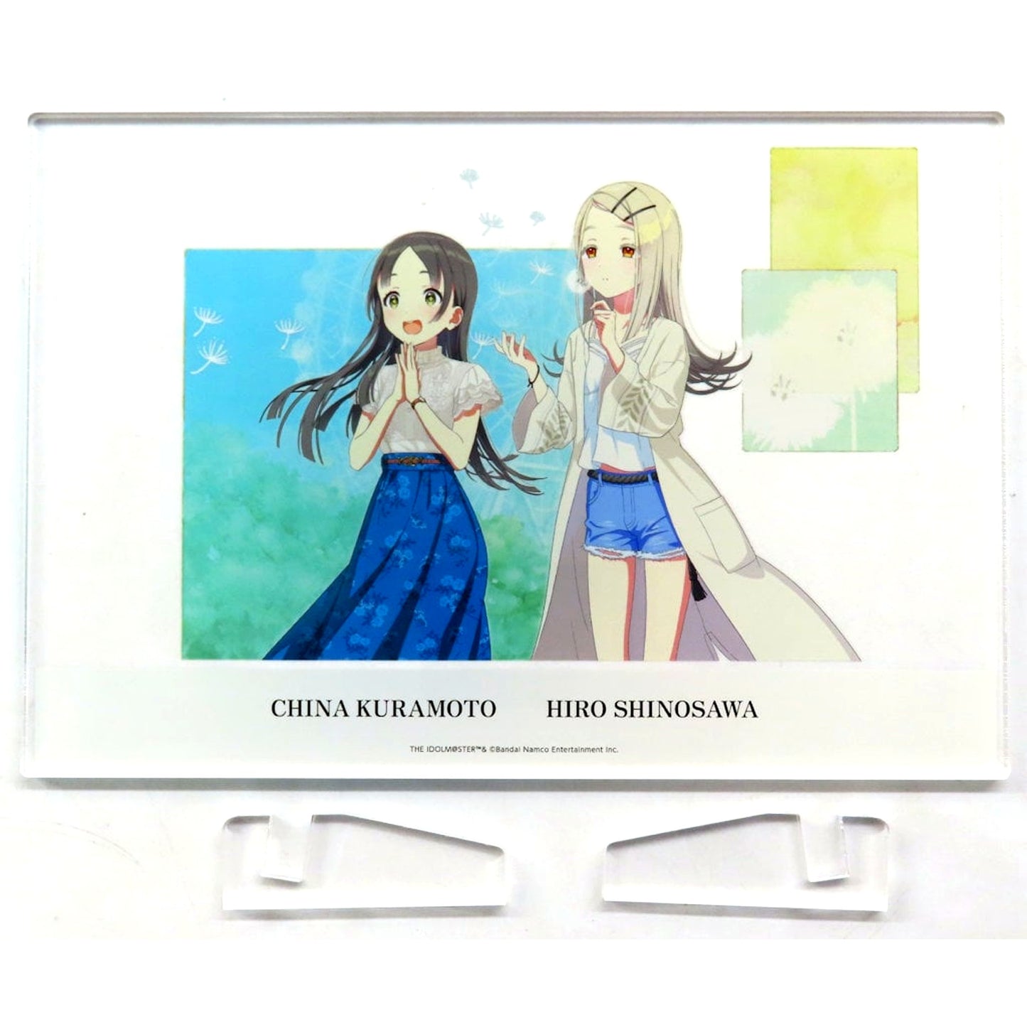China Kuramoto and Hiro Shinozawa Gakuen Idolmaster Idol Photo Panel Fluffy and Exciting Official Shop Ltd [USED]