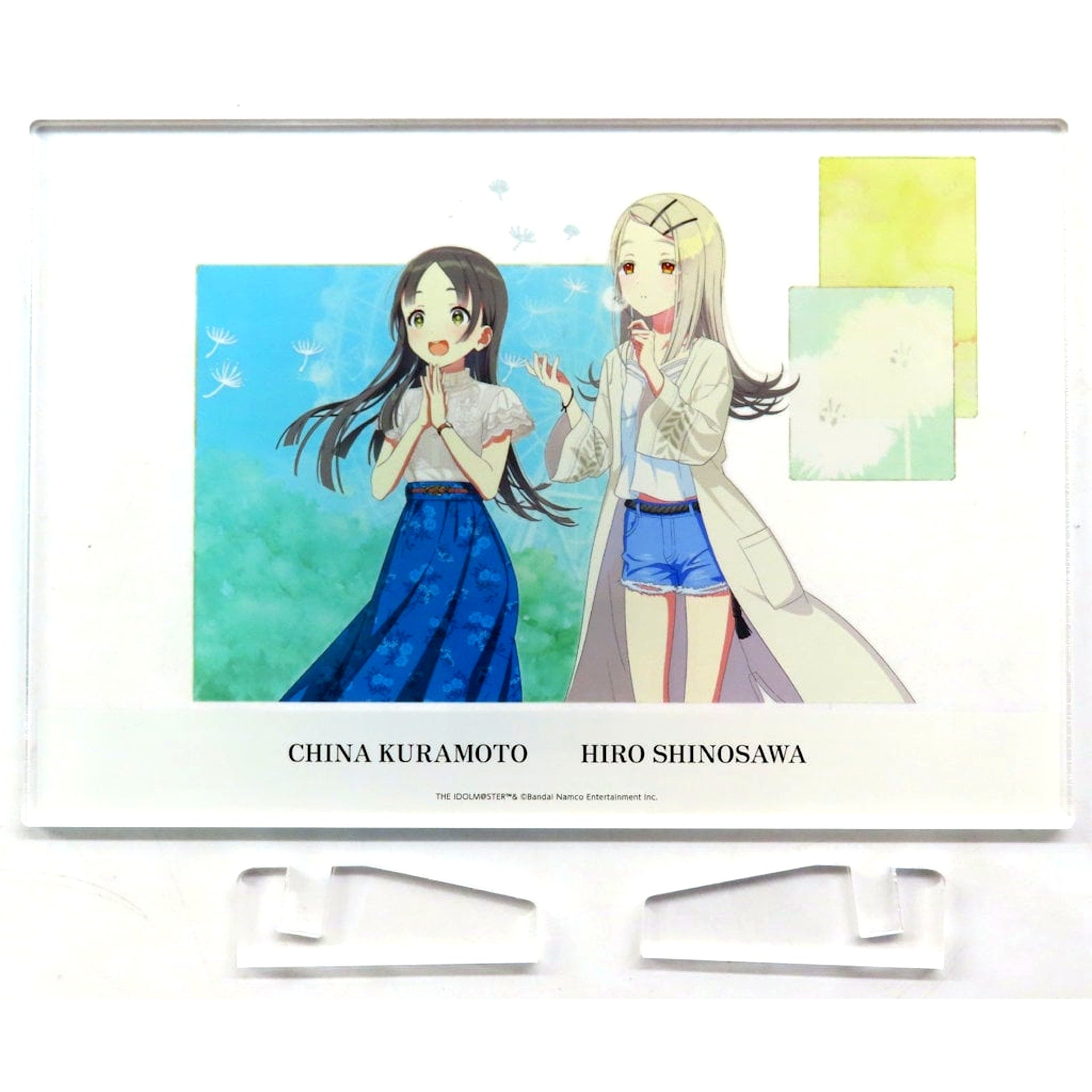 China Kuramoto and Hiro Shinozawa Gakuen Idolmaster Idol Photo Panel Fluffy and Exciting Official Shop Ltd [USED]
