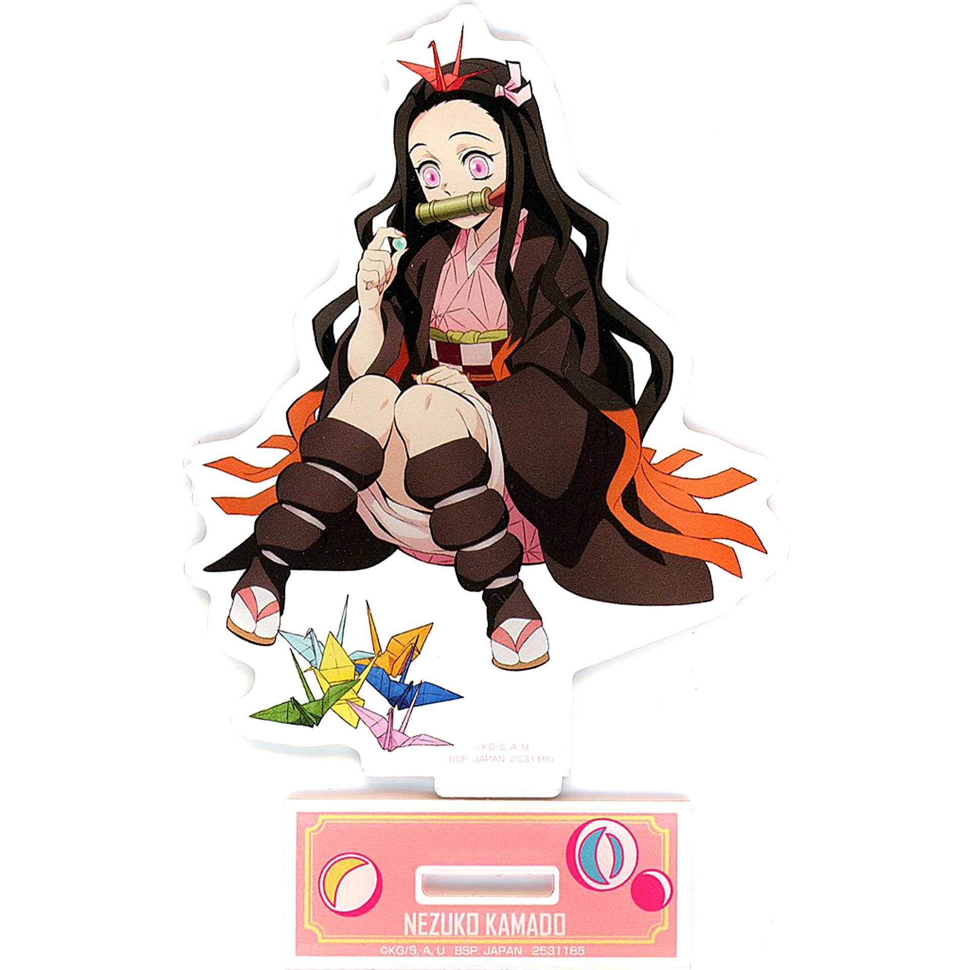 Nezuko Kamado Acrylic Plate with Stand Demon Slayer: Kimetsu no Yaiba Chapter 2 Giten Namco Torumo Limited [USED]