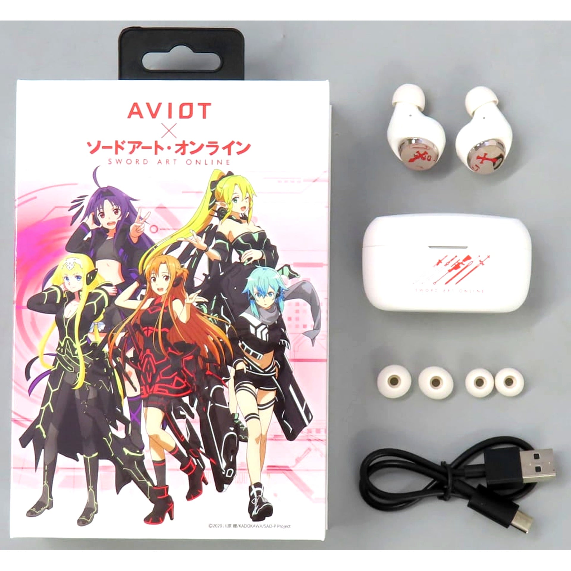 Sword Art Online HEROINE Model Wireless Earphones TE-D01-SOW x AVIOT [USED]