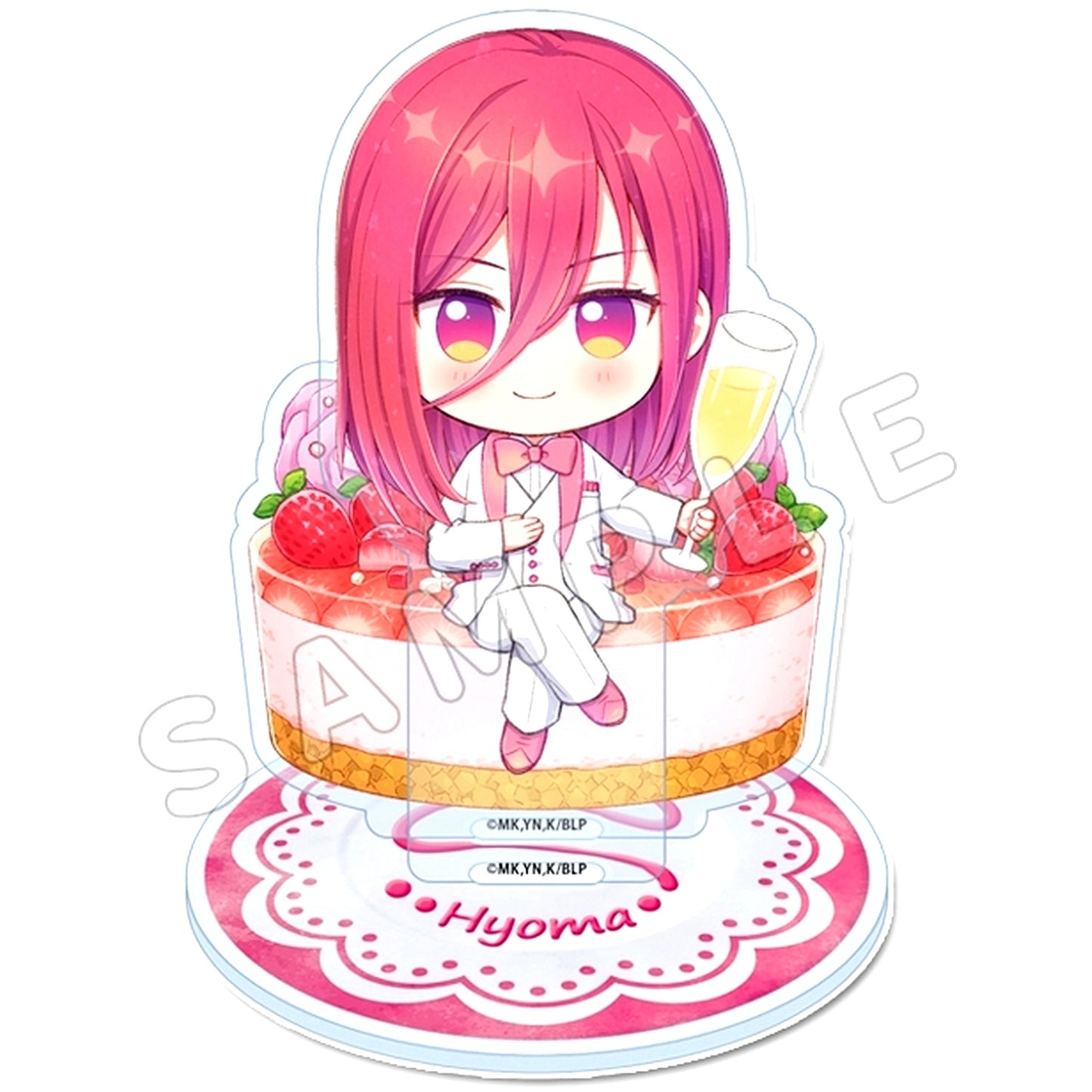 Hyoma Chigiri Celebration Puchi Choco Acrylic Stand Blue Lock [USED]