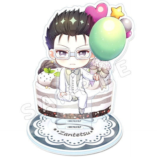 Zantetsu Tsurugi Celebration Puchi Choco Acrylic Stand Blue Lock [USED]
