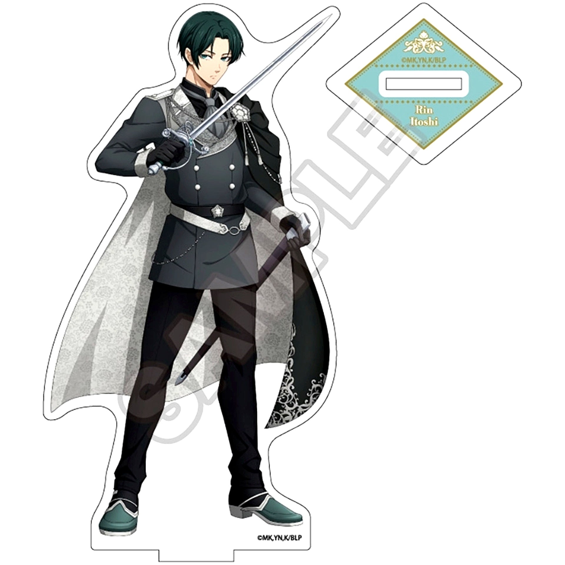 Rin Itoshi Noble Style Acrylic Stand Blue Lock [USED]