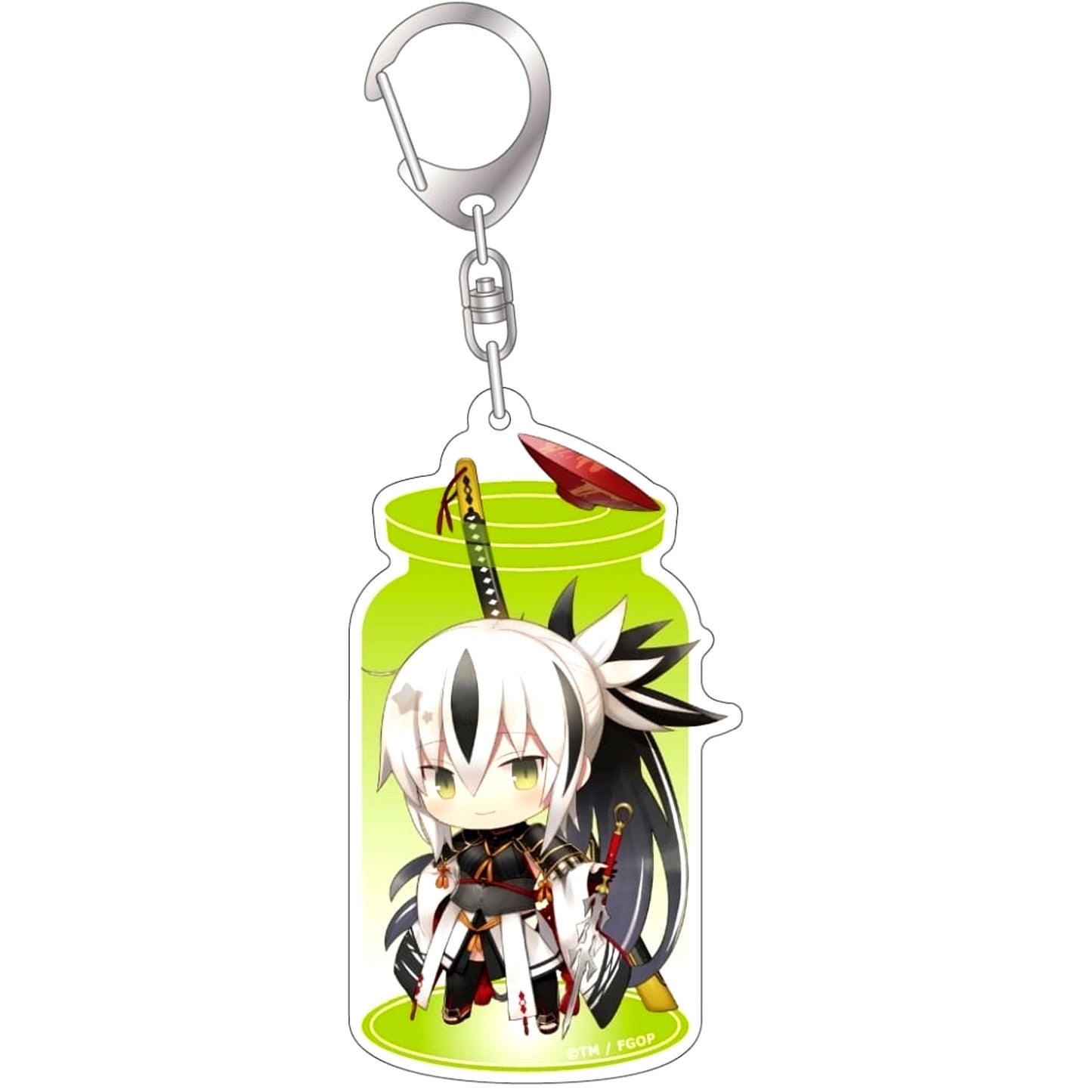 Fate/Grand Order Kenshin Uesugi Charatoria Acrylic Keychain Ruler [USED]