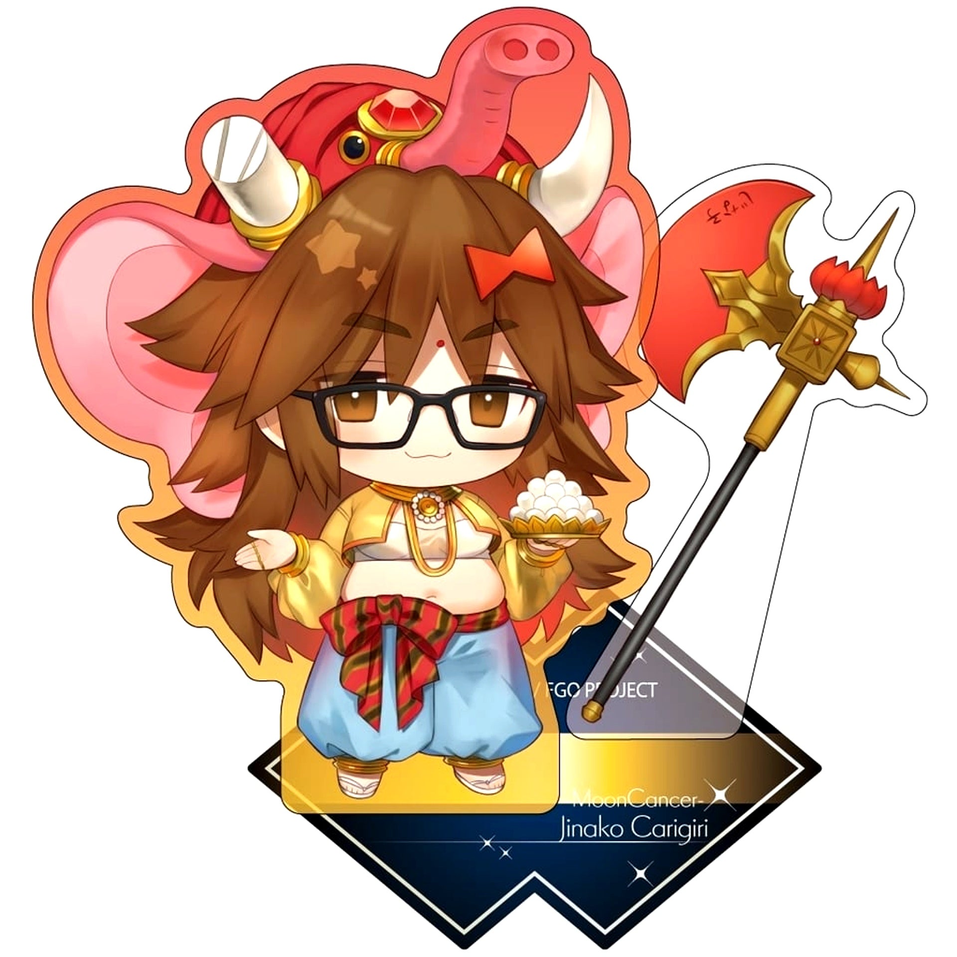 Fate/Grand Order Jinako Carigiri MoonCancer Charatoria Acrylic Stand [USED]