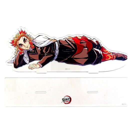 Kyojuro Rengoku Demon Slayer: Kimetsu no Yaiba Lying Down Big Acrylic Stand C104 Katsura Keiko Arc Set Single Item [USED]