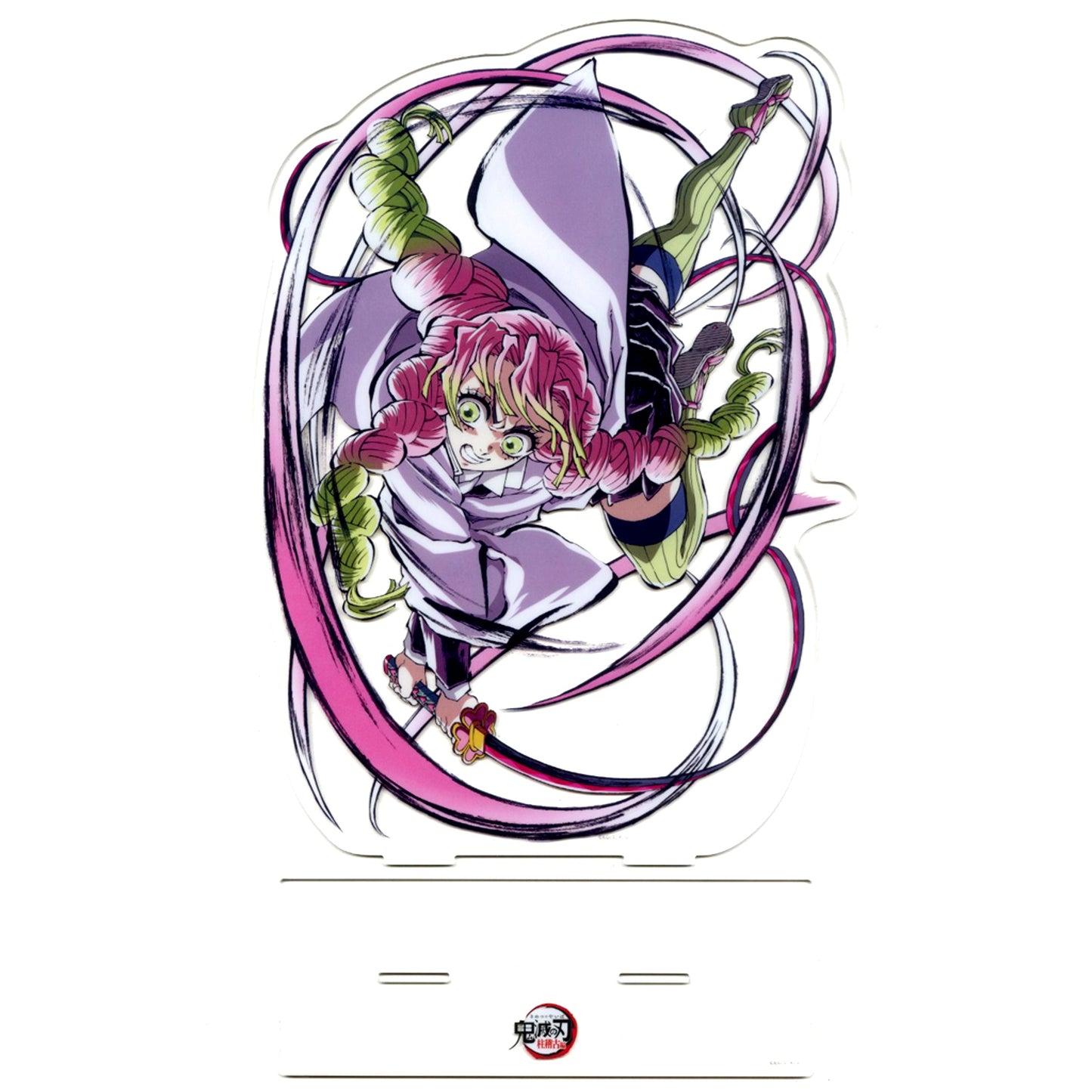 Single Item Mitsuri Kanroji Big Acrylic Stand C104 Demon Slayer Hashira Training Arc Mitsuri Kanroji End Roll Illustration Goods Set [USED]