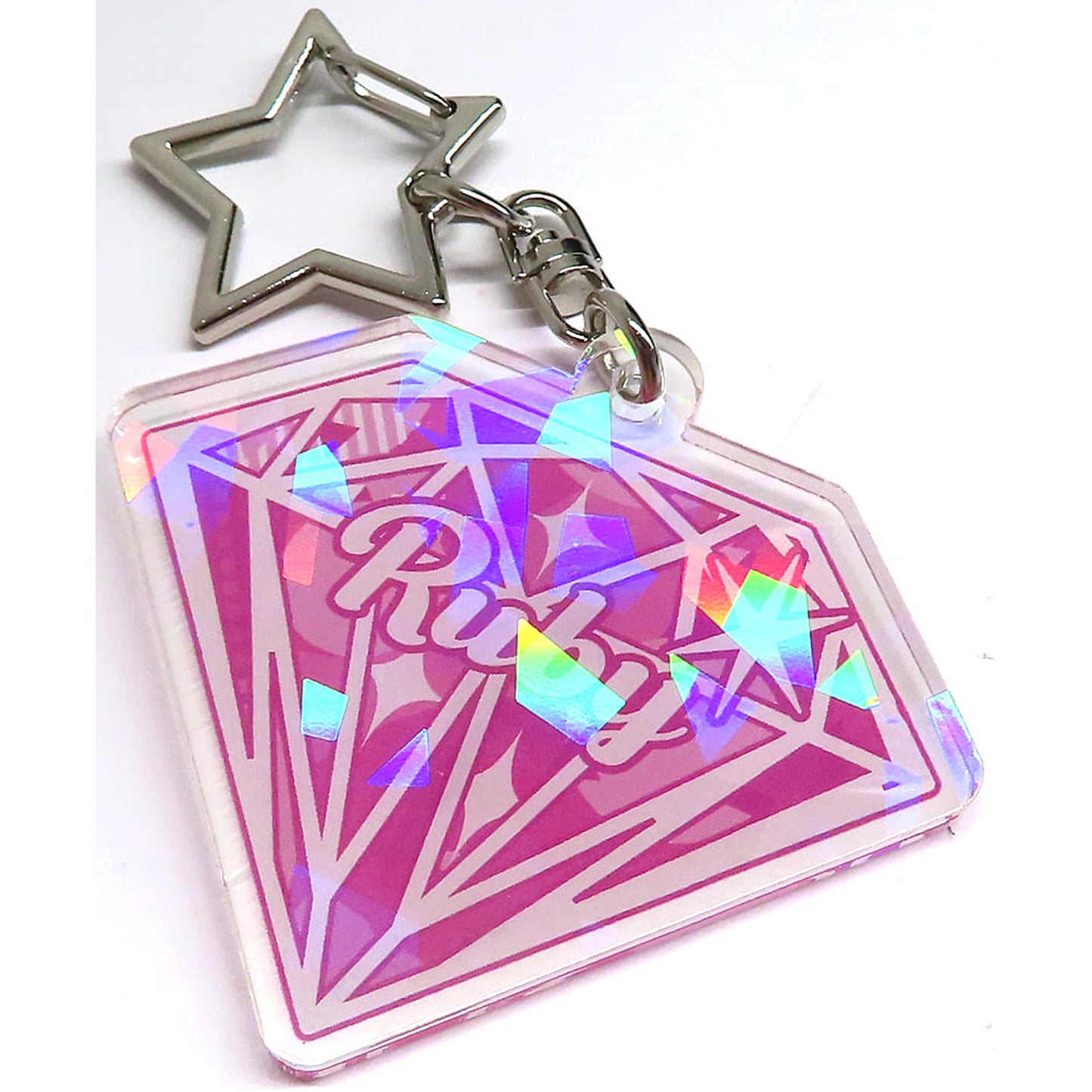 Oshi No Ko Ruby Hoshino Motif Acrylic Keychain Keychains [USED]