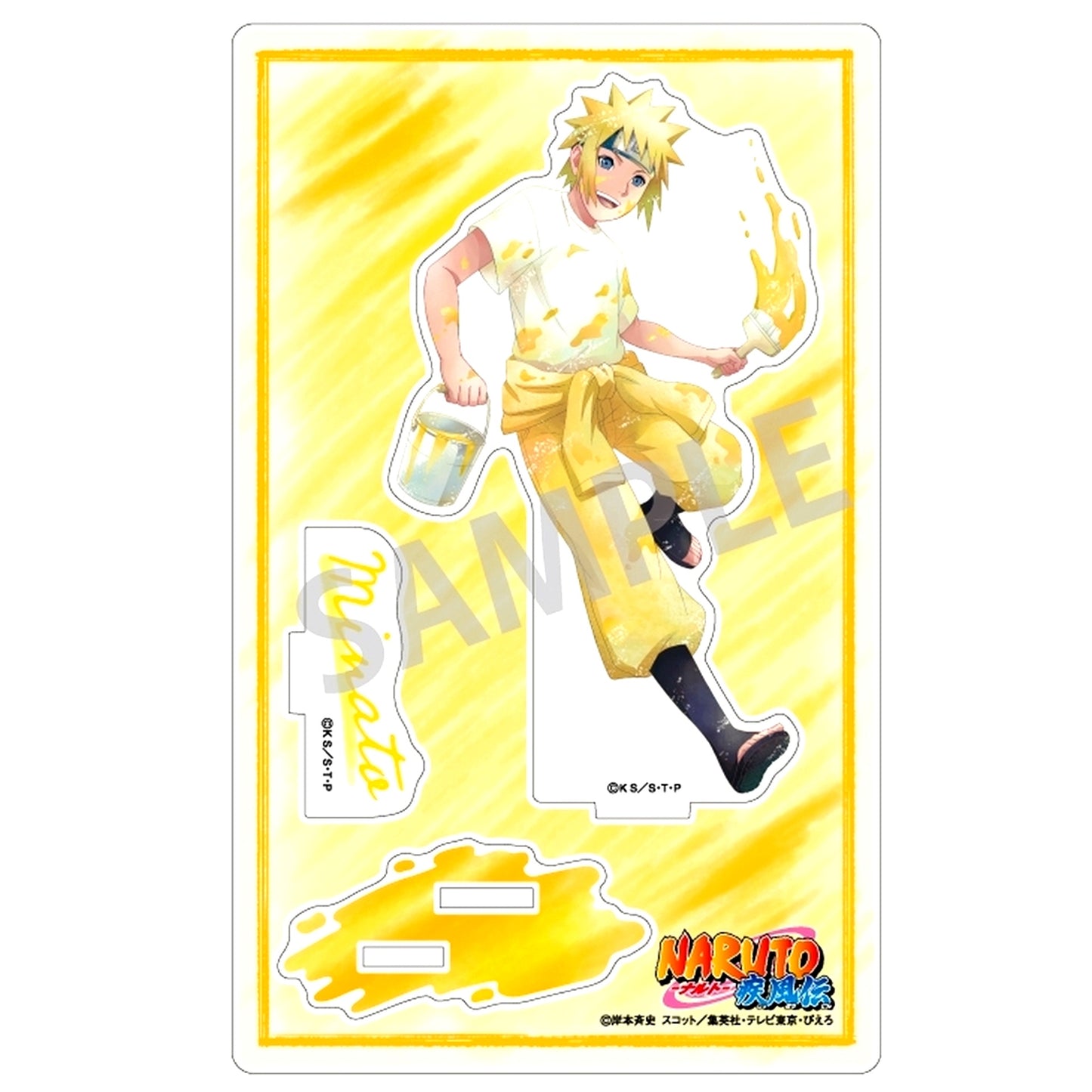 Minato Namikaze Paint Kamiani TOUCH Acrylic Stand Naruto Shippuden [USED]
