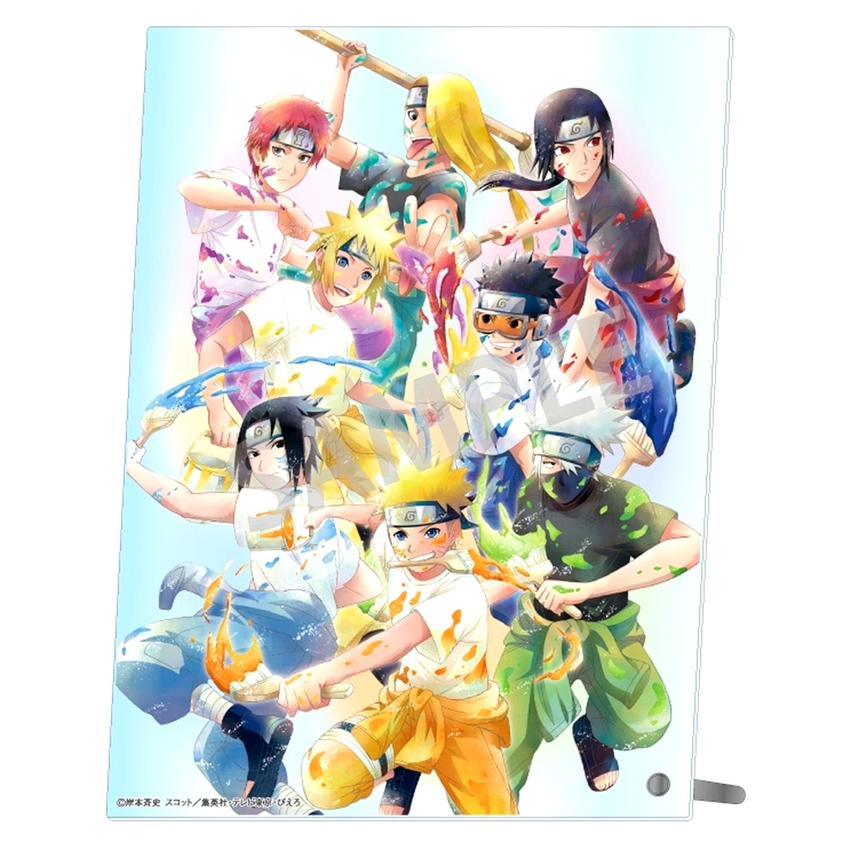 Group Acrylic Panel Paint Kamiani TOUCH Naruto: Shippuden [USED]