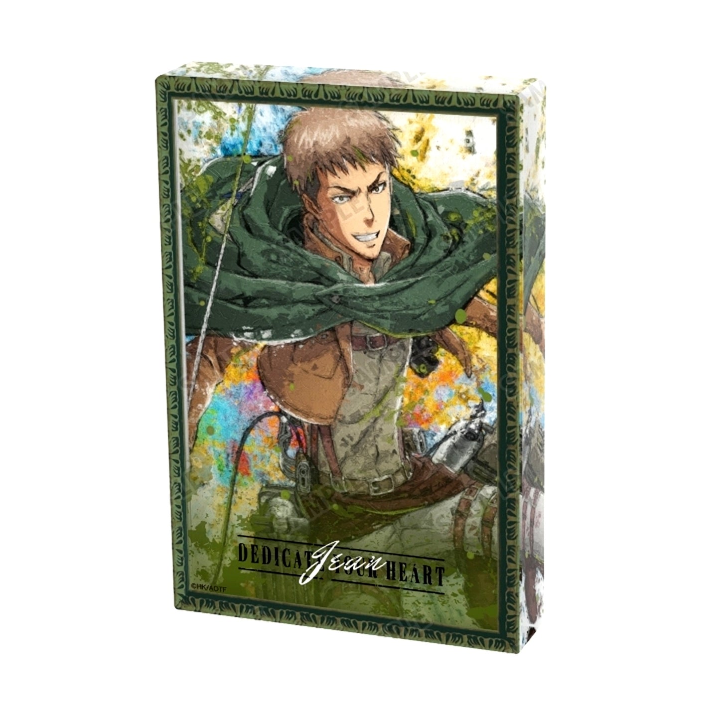 Jean Kirstein Attack on Titan grunge CANVAS Acrylic Block [USED]
