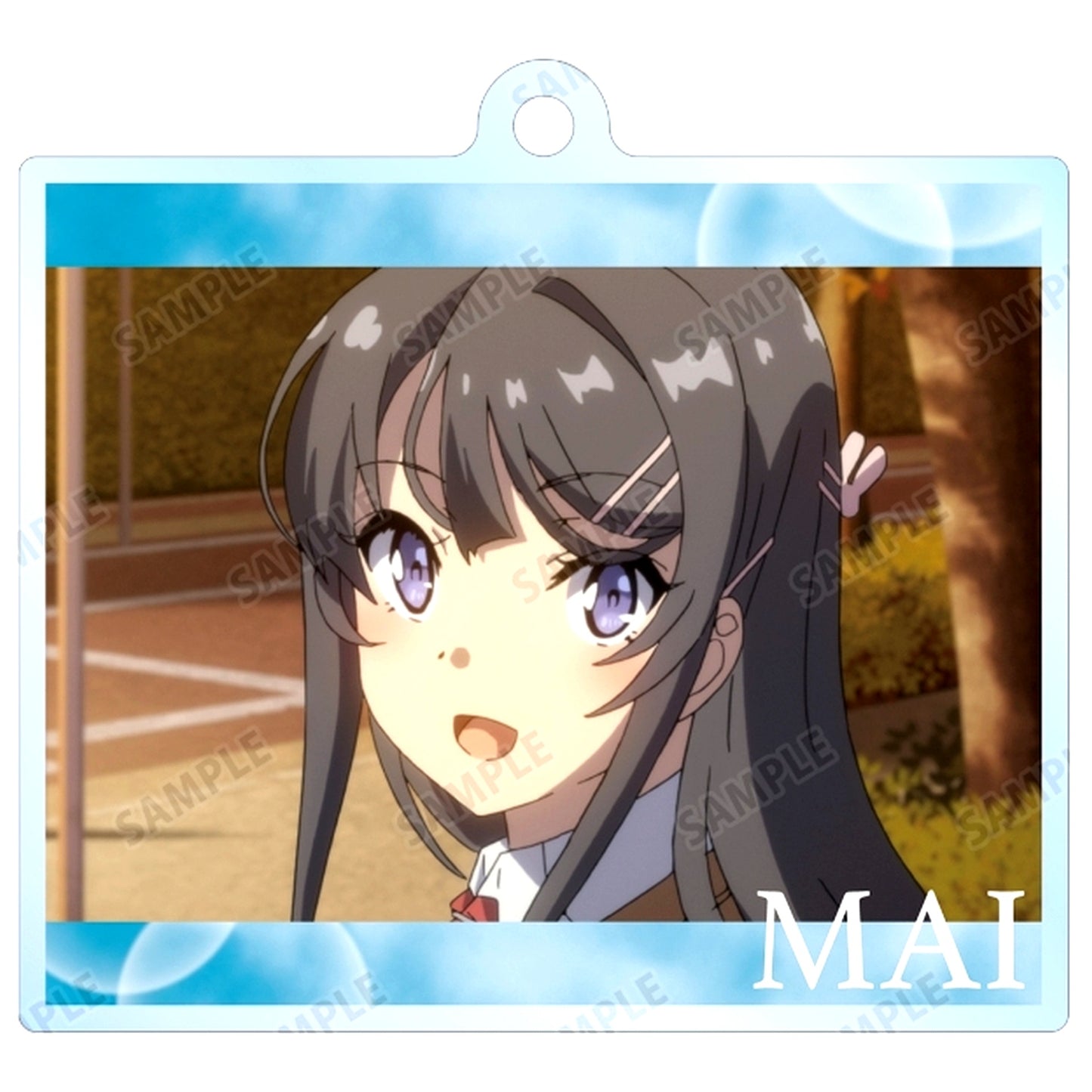 Mai Sakurajima K Rascal Does Not Dream of Bunny Girl Senpai Mai Sakurajima Trading Scene Shot Acrylic Keychain [USED]