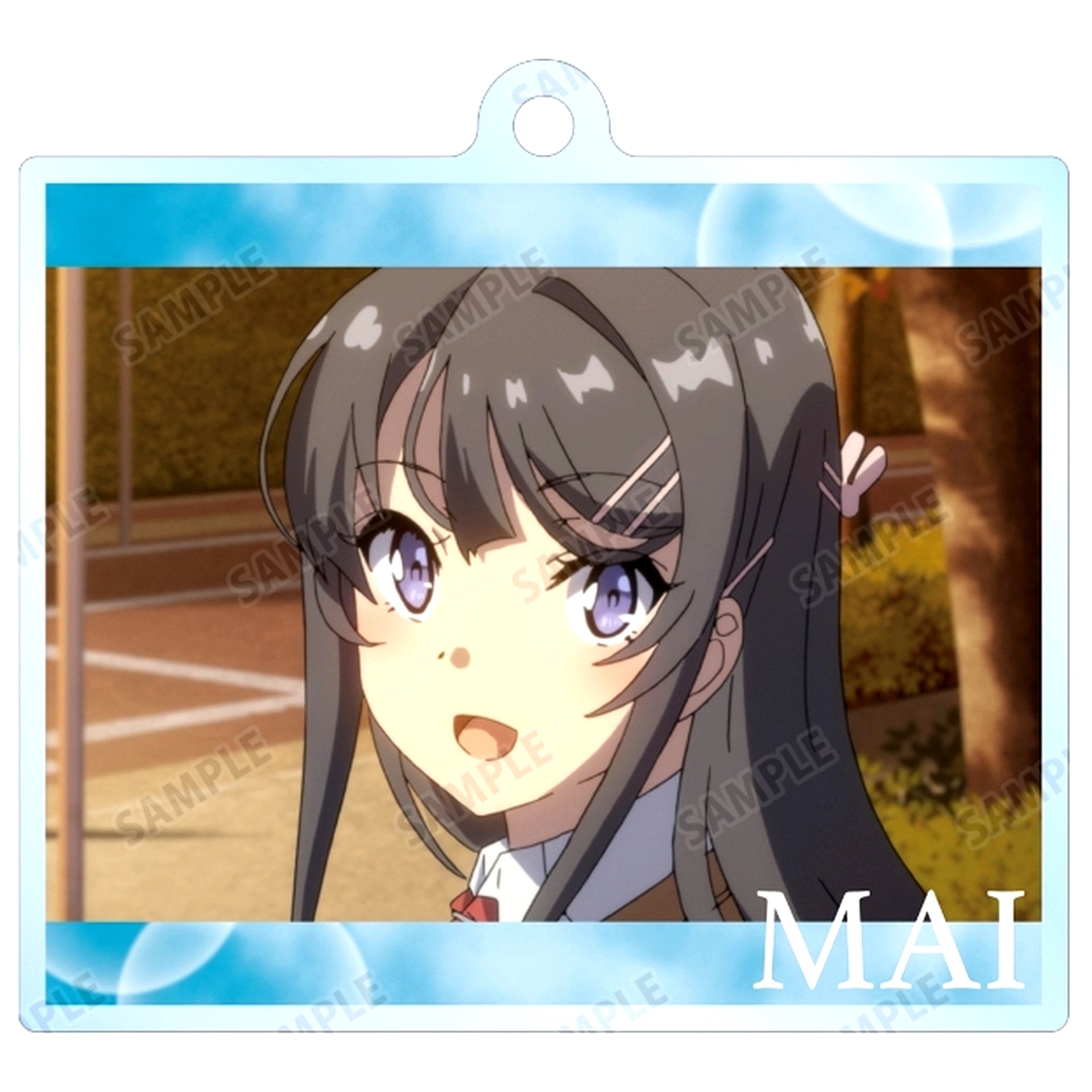 Mai Sakurajima K Rascal Does Not Dream of Bunny Girl Senpai Mai Sakurajima Trading Scene Shot Acrylic Keychain [USED]