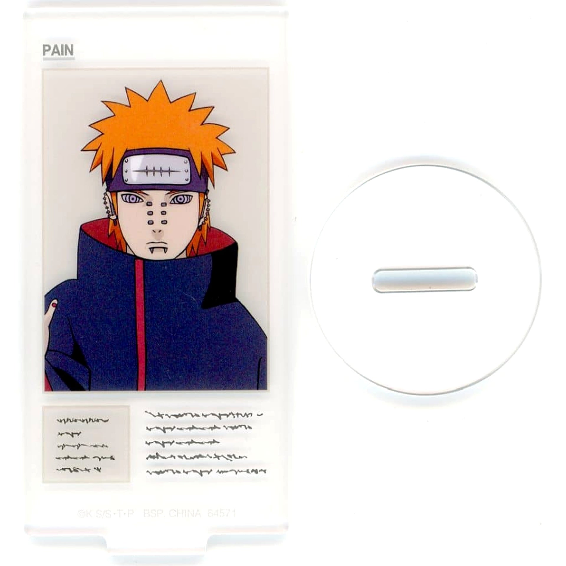 Naruto: Shippuden Pain Tendo Ichiban Kuji Connected Feelings Acrylic Stand Prize H Acrylic Stands [USED]
