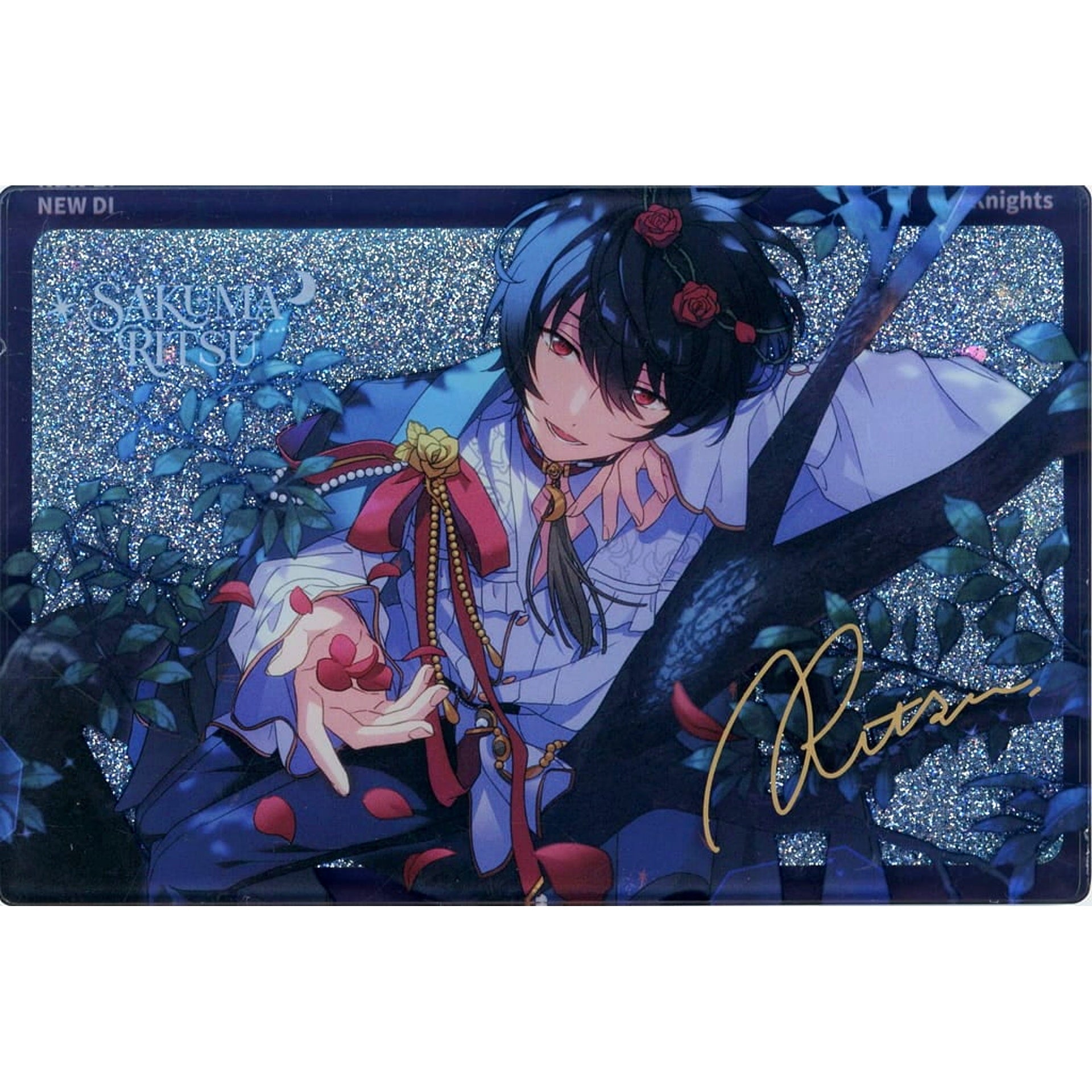 Ritsu Sakuma Ensemble Stars!! Light and Shadow Flowing Sand Acrylic Block China Exclusive [USED]