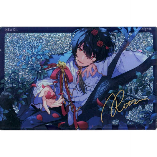 Ritsu Sakuma Ensemble Stars!! Light and Shadow Flowing Sand Acrylic Block China Exclusive [USED]