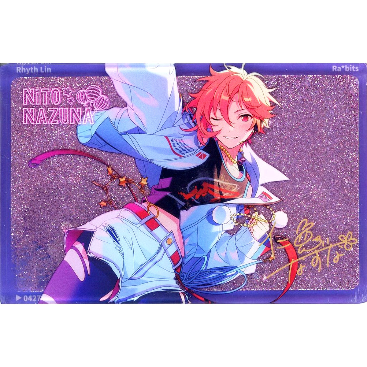 Nazuna Nito Ensemble Stars!! Light and Shadow Quicksand Acrylic Block China Limited [USED]