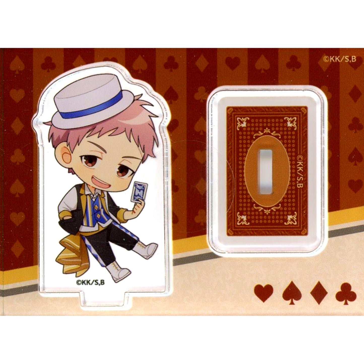 Renzo Shima Blue Exorcist Shimane Illuminati Saga POP UP SHOP in Marui Playing Cards Ver. Trading Mini Acrylic Stand [USED]