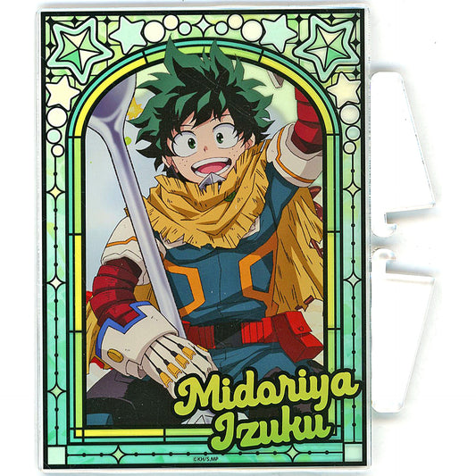 Izuku Midoriya My Hero Academia Acrylic Board UA High School Open School Make Cream Soda Prize S [USED]