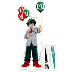 My Hero Academia U.A. High School Open School Izuku Midoriya Acrylic Plate with Stand, Namco Campaign item Acrylic Stands [USED]