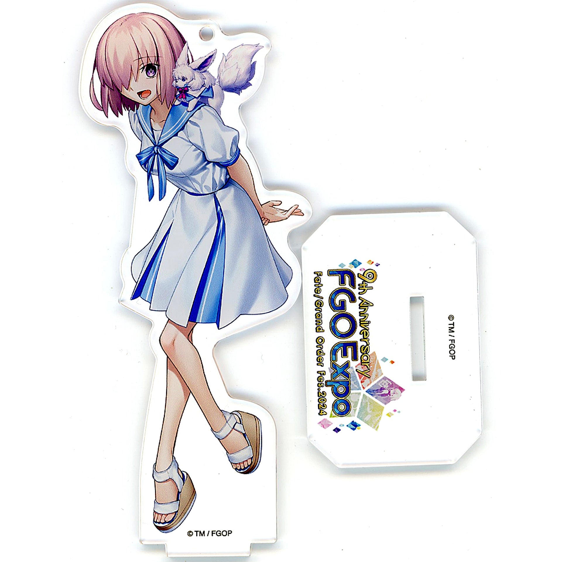 Shielder Mash Kyrielight Main Visual Fate/Grand Order Acrylic Mascot FGO Fes. 2024 9th Anniv [USED]
