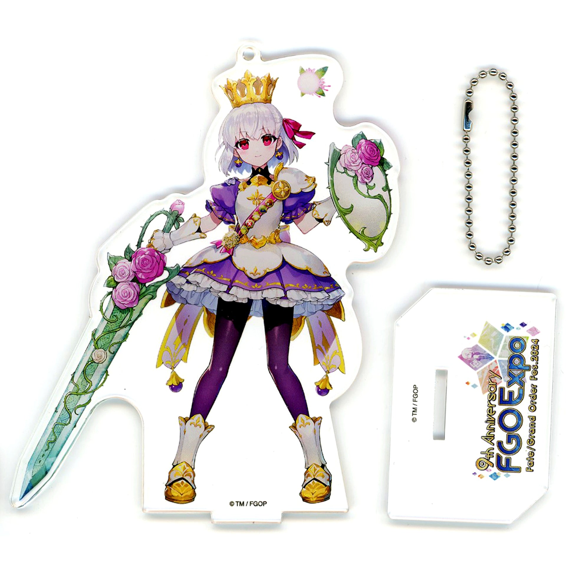 Assassin Kama Fate/Grand Order Servant Specific Drawn Illustration Acrylic Mascot A Fate/Grand Order Fes. 2024 9th Anniversary [USED]