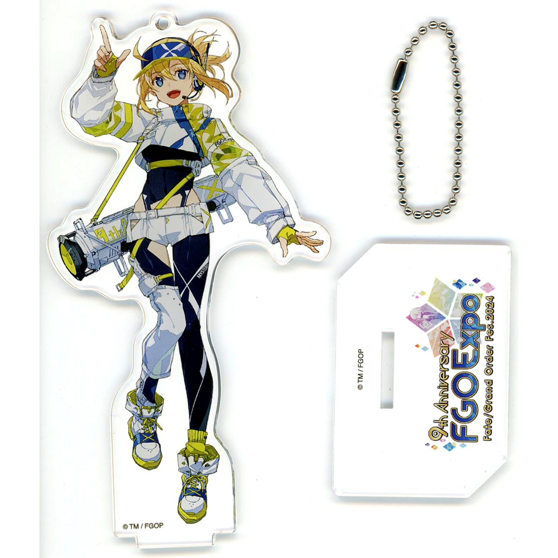 Assassin Mysterious Heroine X C Servant Specific Illustration Acrylic Mascot Fate/Grand Order Fes. 2024 9th Anniversary [USED]