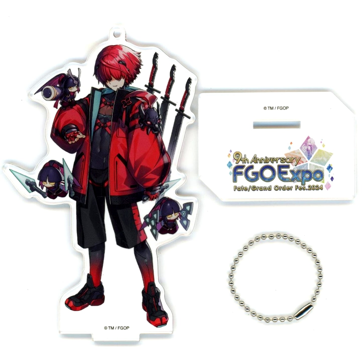 Assassin Fuuma Kotarou Drawn Illustration Acrylic Mascot C Fate/Grand Order Fes. 2024 9th Anniversary [USED]